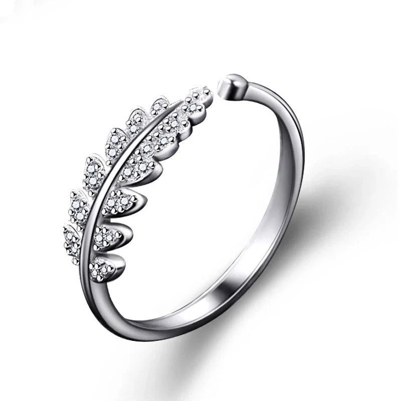 Open Leaf Ring
