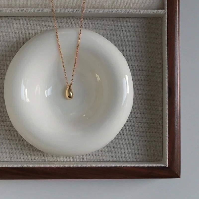 Water Droplet Necklace